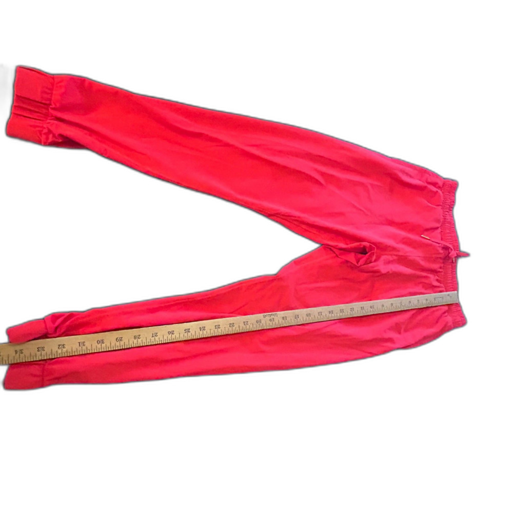 Zyia Active Red Joggers Pants Size S Athletic Zip Ankle Stretch - Picture 6 of 7